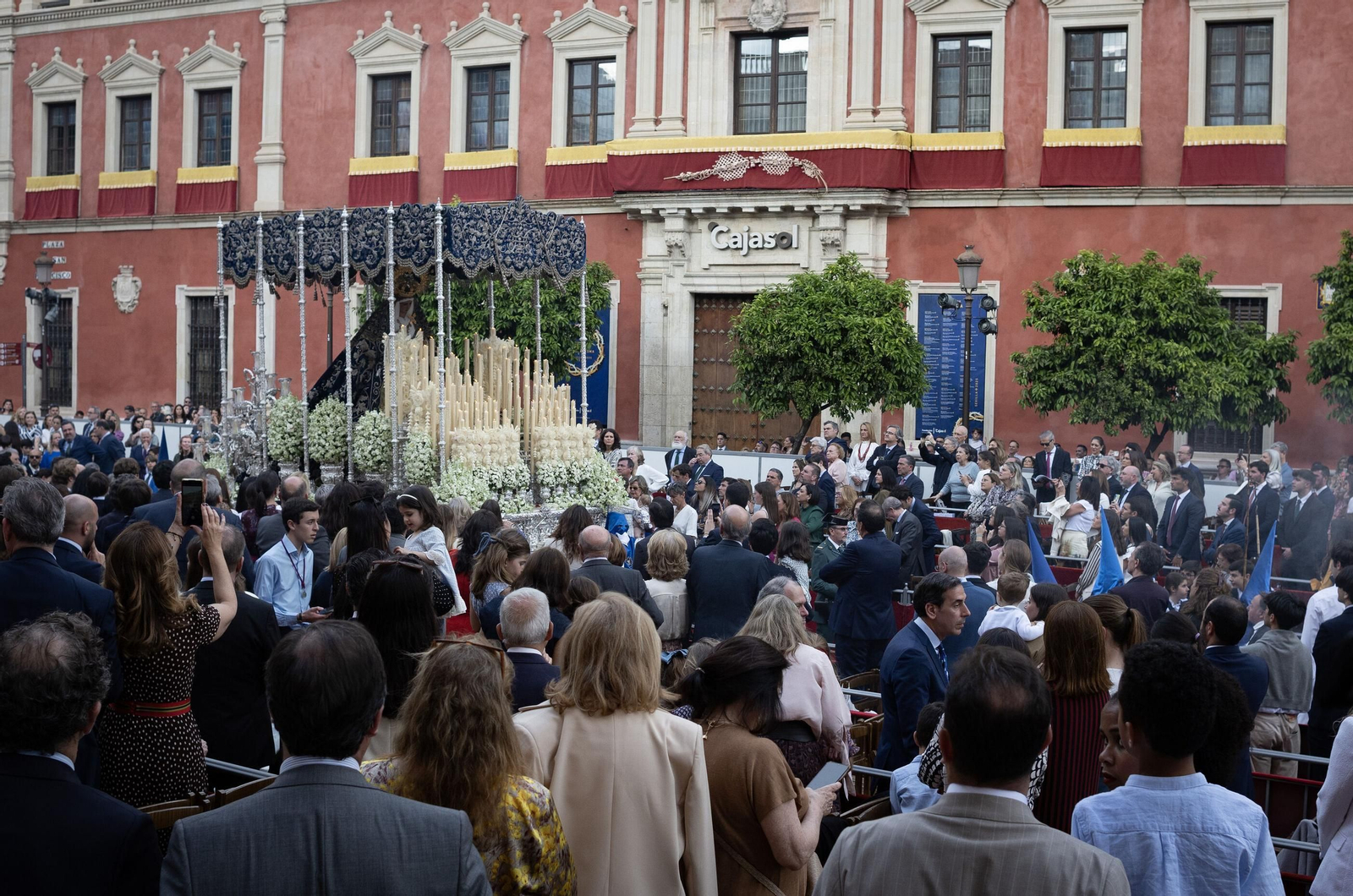 Palcos de la plaza de San Francisco, que entre 1931 y 1936 se llamó plaza de la República.