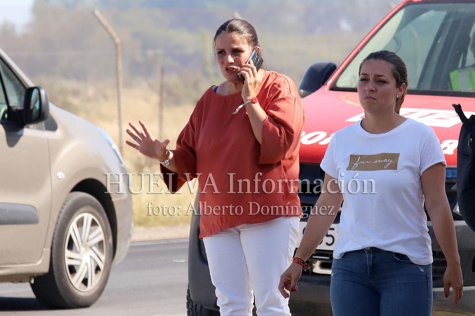 Imágenes del incendio en Doñana