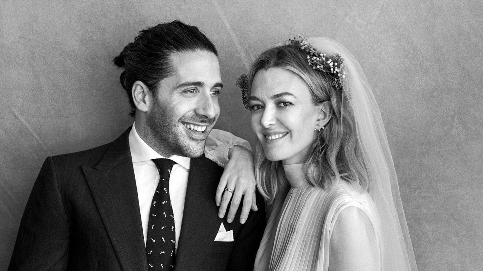 Una de las fotos oficiales de la boda de Marta Ortega y Carlos Torretta distribuidas por los novios.