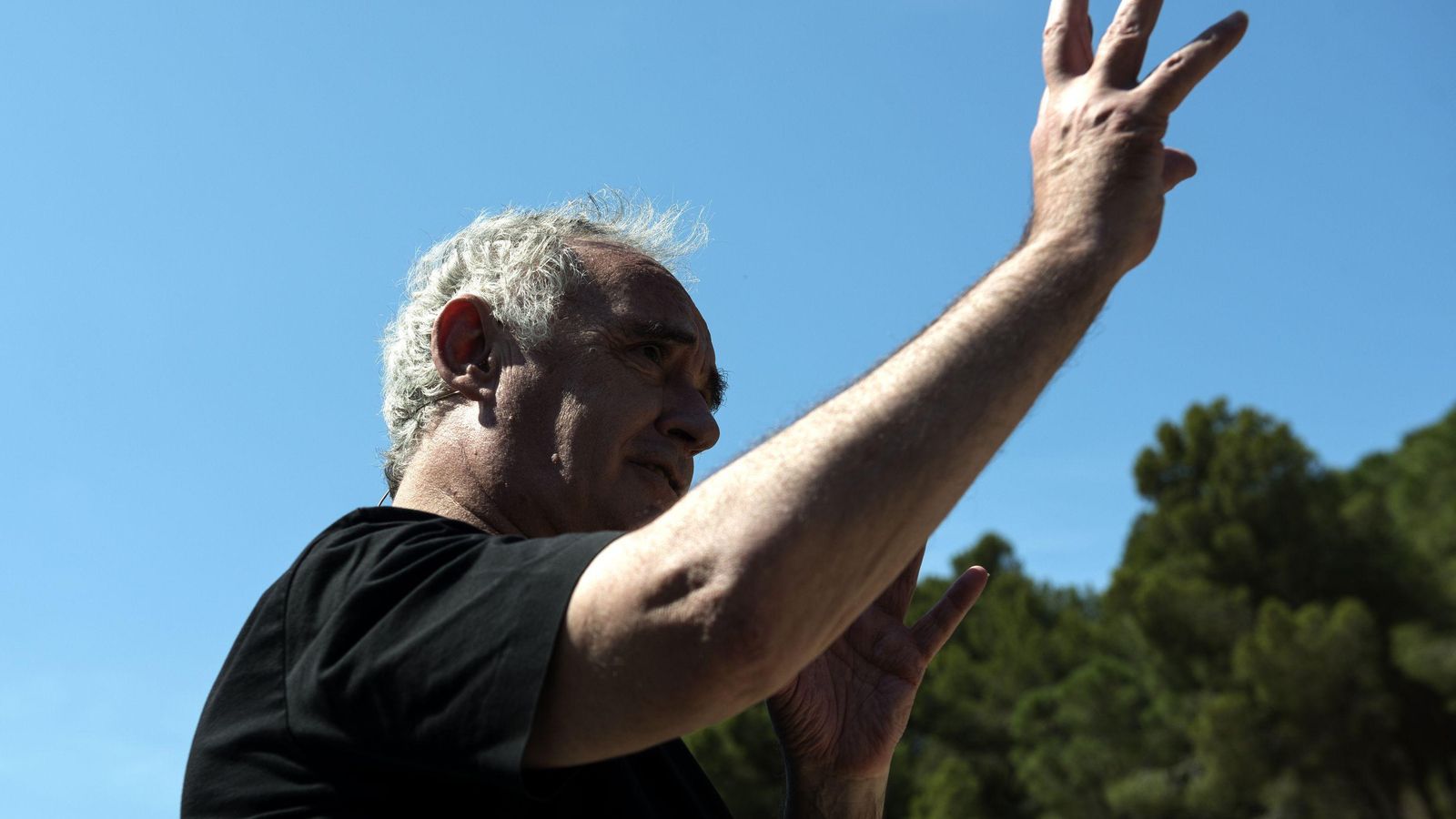 Ferrán Adriá en la presentación de su nuevo proyecto en El Bulli