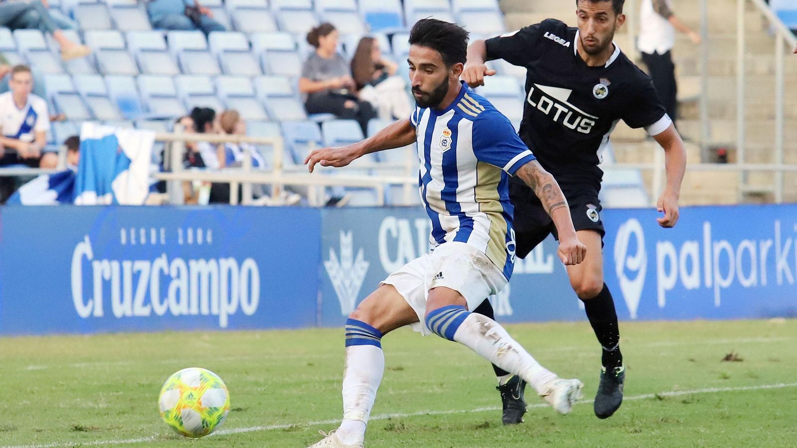 Chuli, durante el encuentro del pasado domingo frente a la Balona,