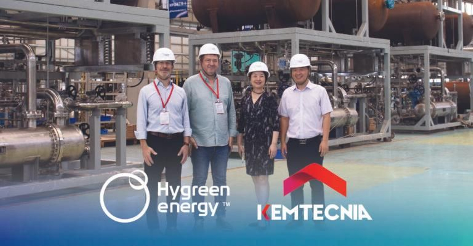 Hygreen Energy y Kemtecnia sellan su acuerdo. Hygreen Energy y Kemtecnia sellan su acuerdo.