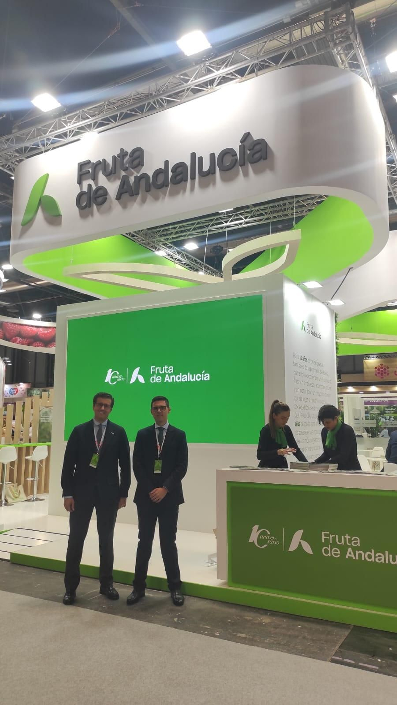 Imágenes de la participación de Huelva en la primera jornada de Fruit Attraction 2024