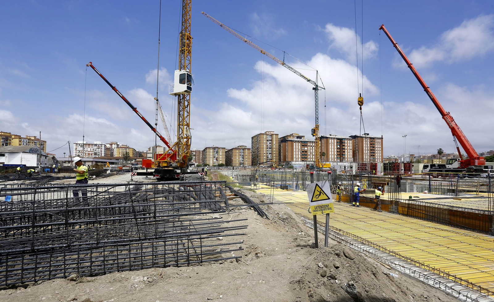 Fotos del avance de las obras de las nuevas torres de Málaga Fotos del avance de las obras de las nuevas torres de Málaga