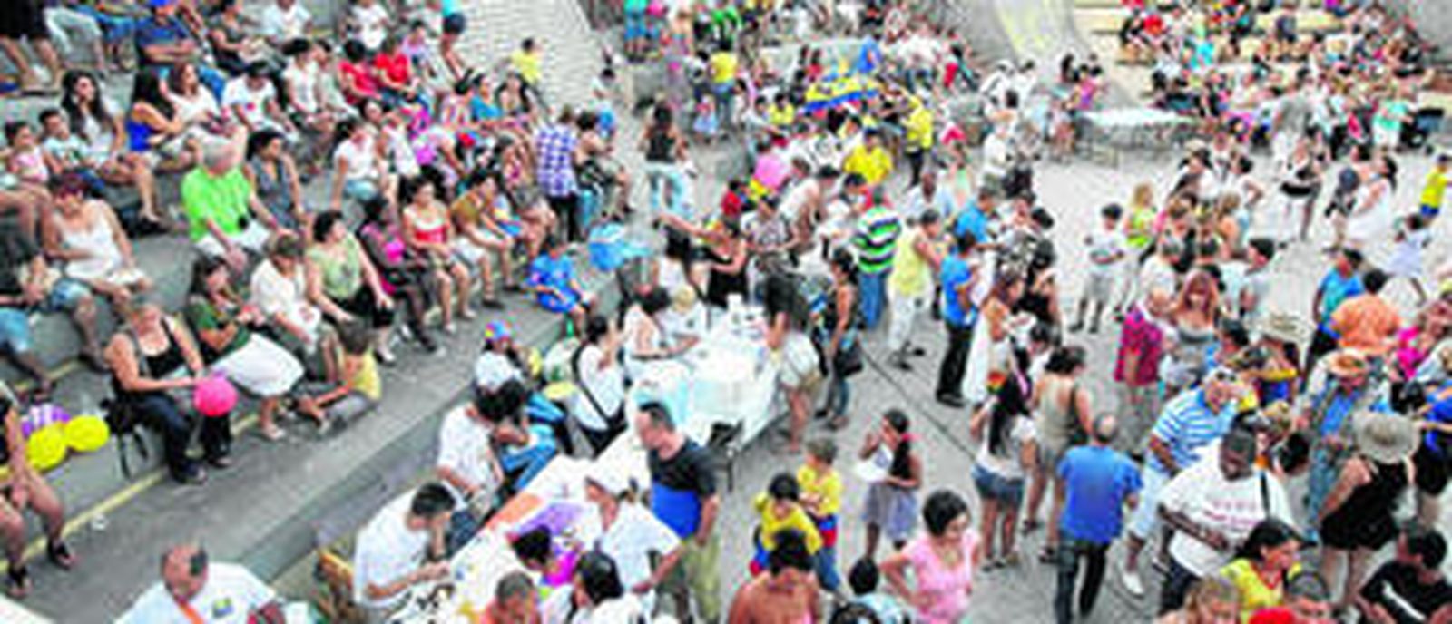 El Anfiteatro acogió a cientos de personas de distintos países.