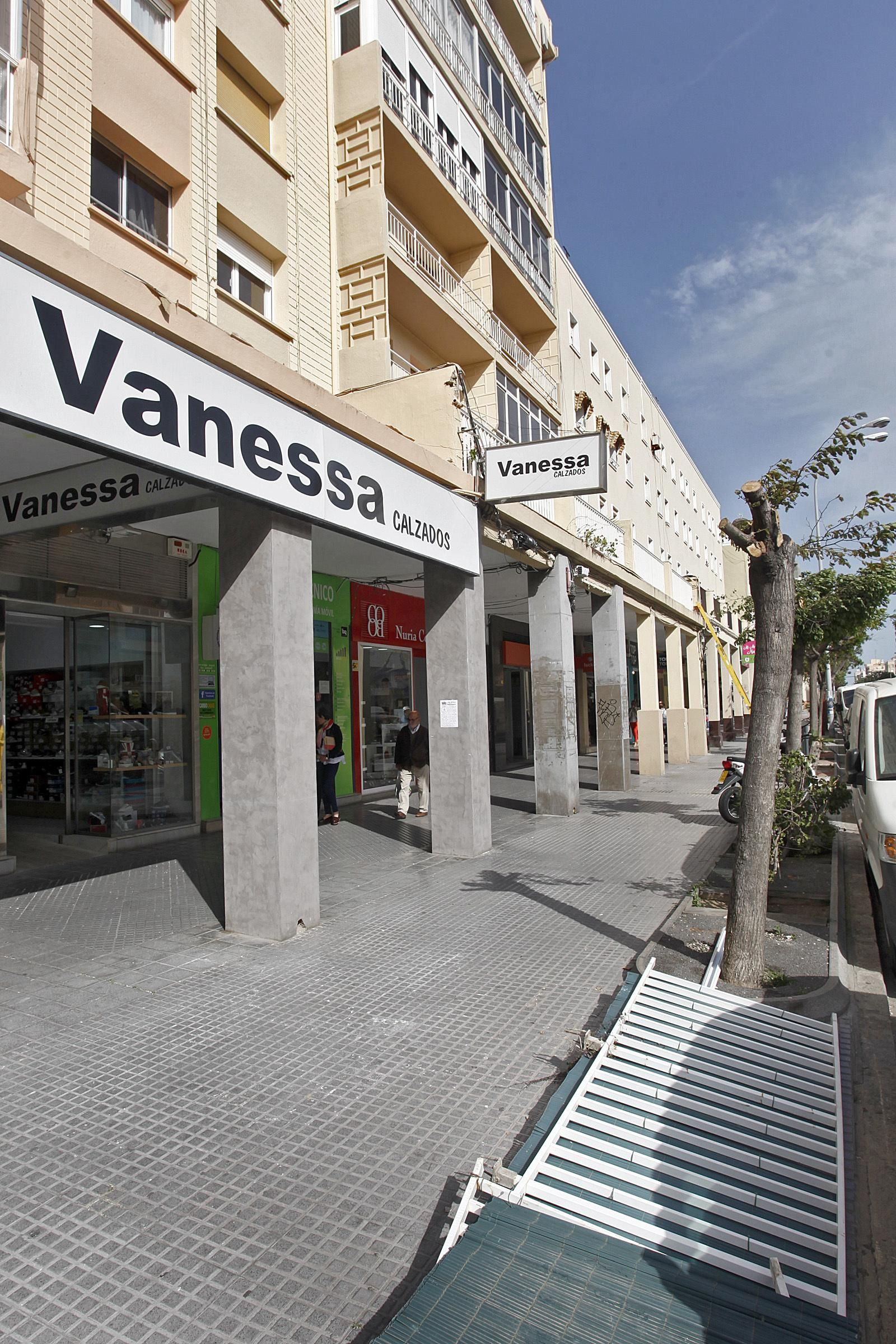 Efectos del temporal de levante en Cádiz