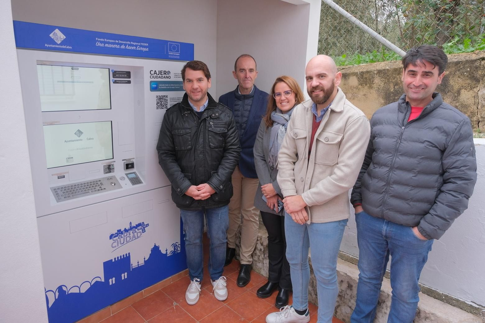 Cajero ciudadano instalado en Gaena (Cabra).