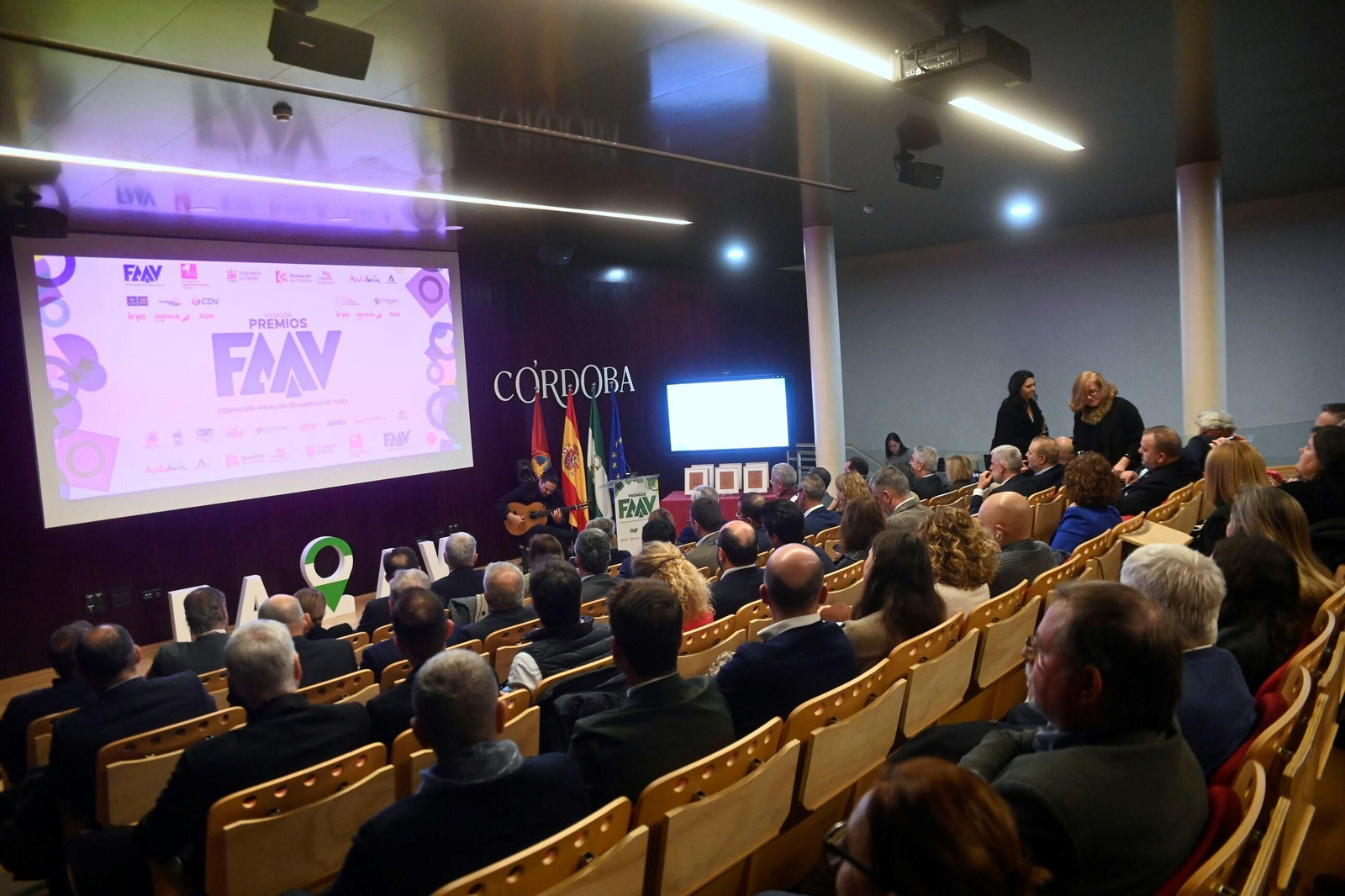 La gala de los IV Premios Andaluces de Agencias de Viajes celebrada en Córdoba, en imágenes