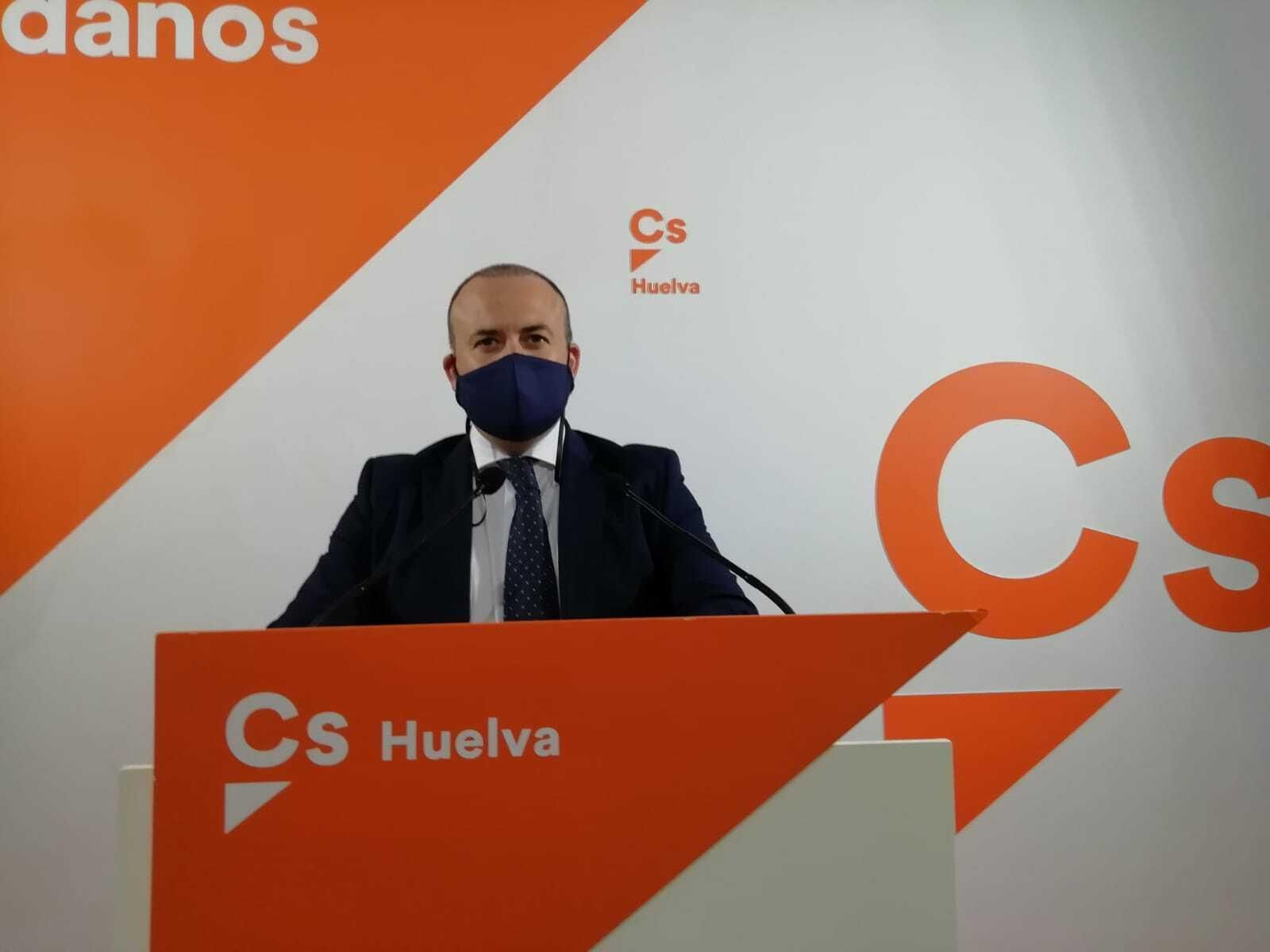 Julio Díaz, vicepresidente del Parlamento andaluz y parlamentario de Ciudadanos por Huelva.