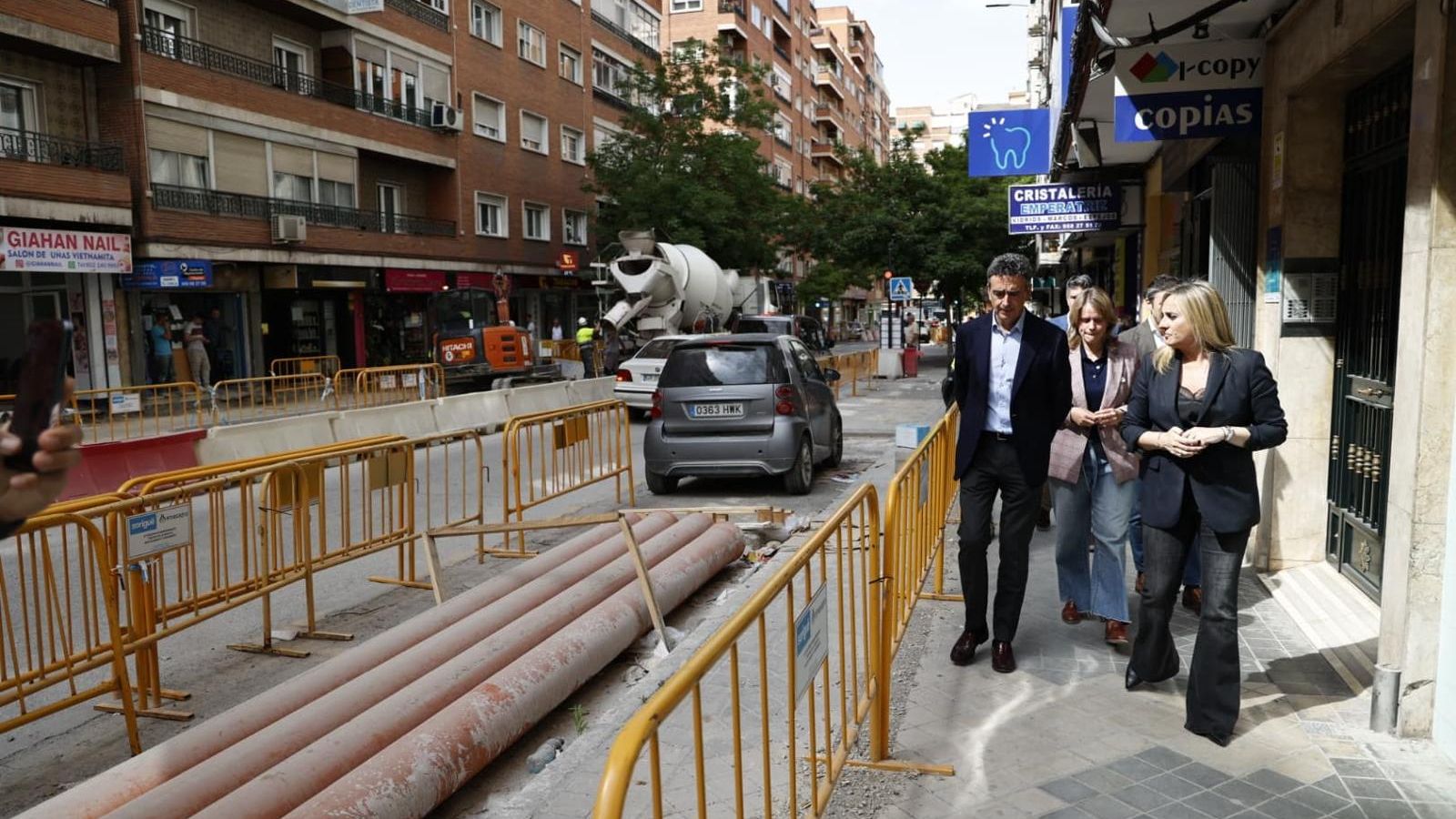 Carazo, en visita de obra a Emperatriz Eugenia.