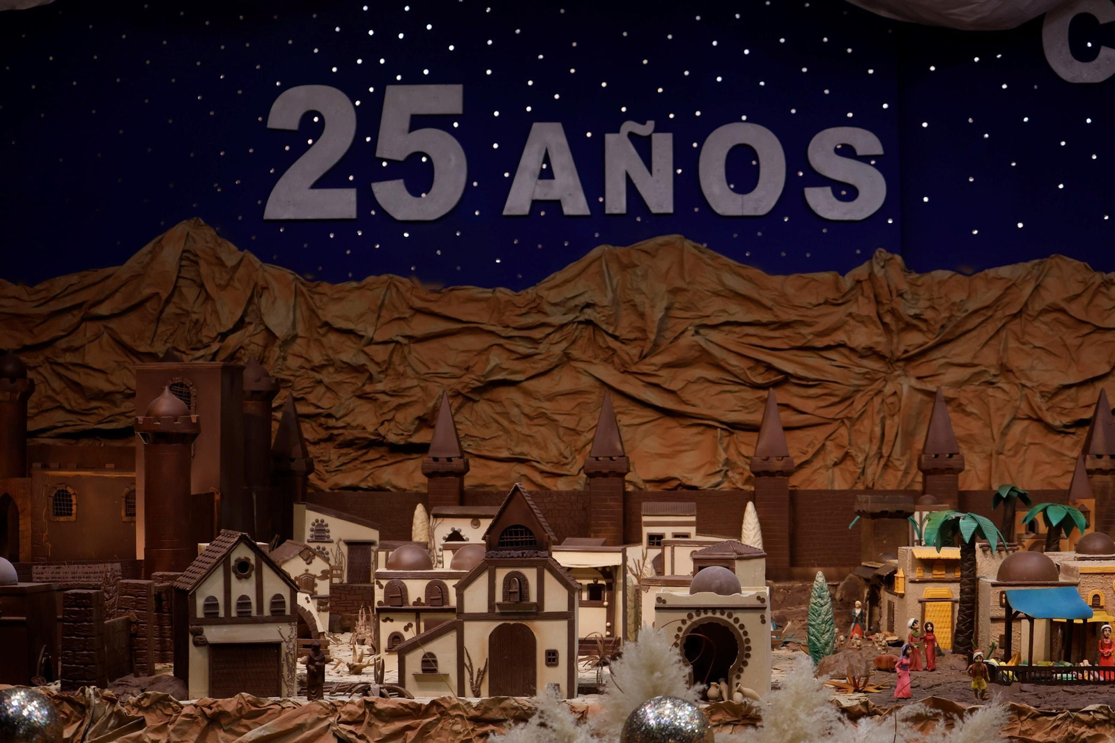 El belén de chocolate de Rute, al detalle en estas fotos