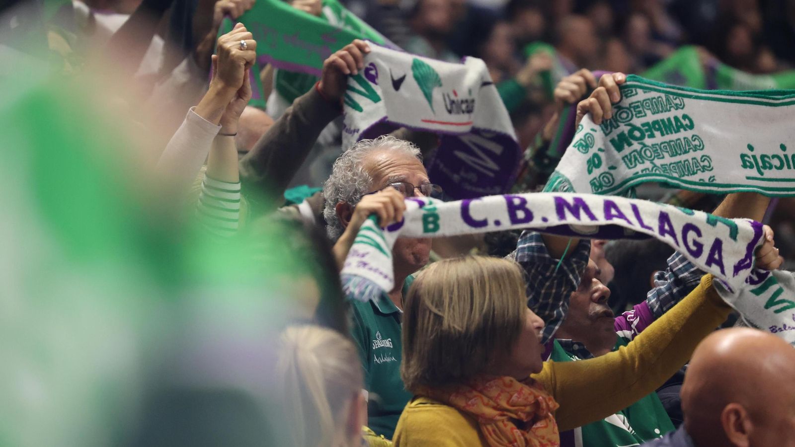 Búscate en las gradas del Carpena en el Unicaja-Breogán