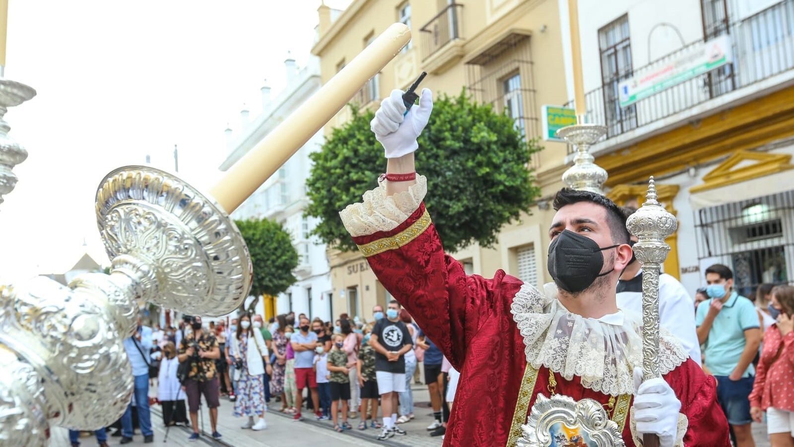 Imágenes de la procesión de la Virgen de las Mercedes en San Fernando