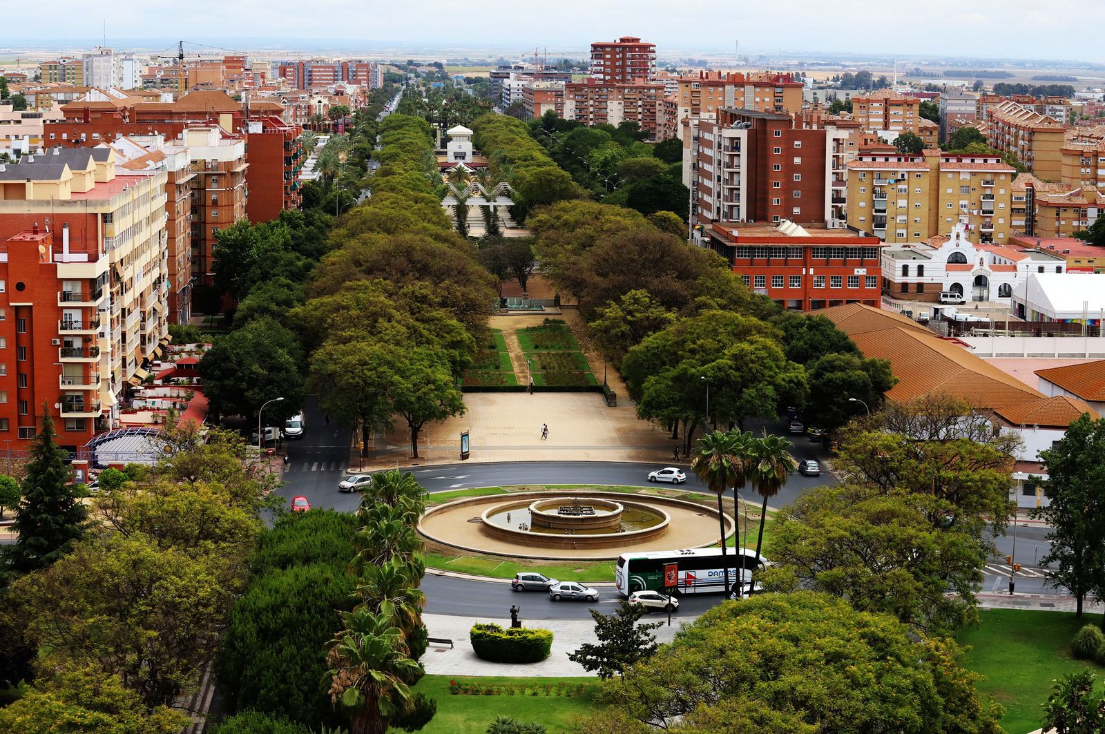 Vista aérea de Huelva.