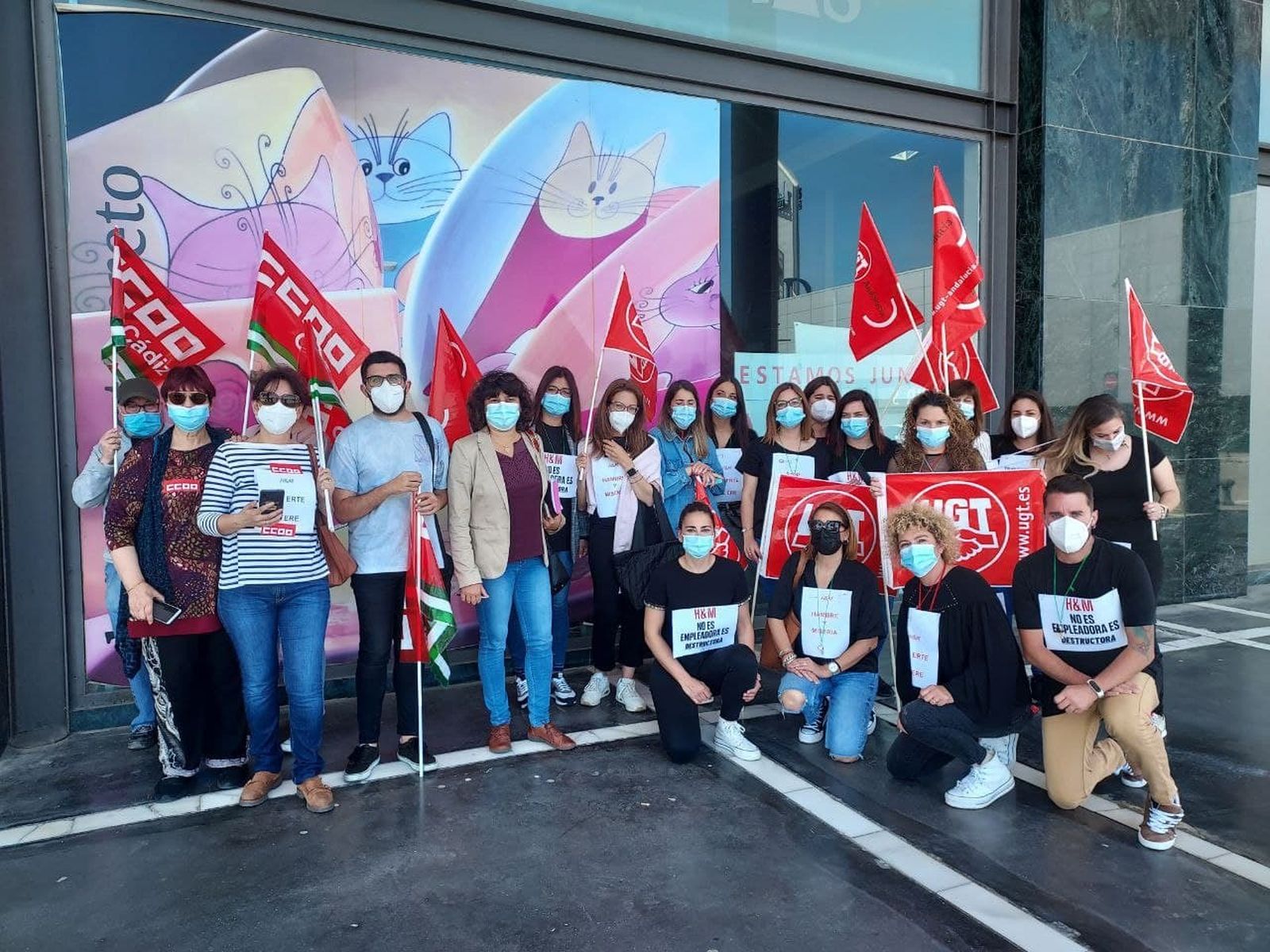 Concentración en Sanlúcar.