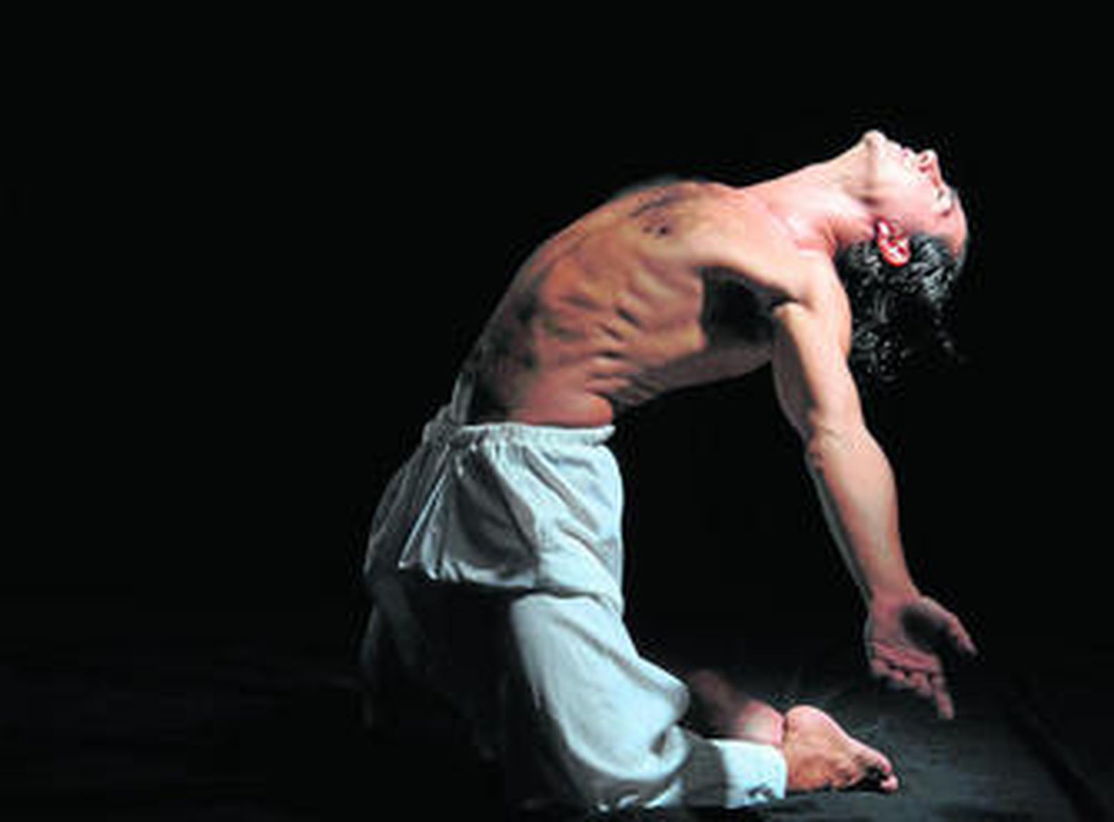 Antonio Márquez, durante una de sus grandes actuaciones con su compañía.