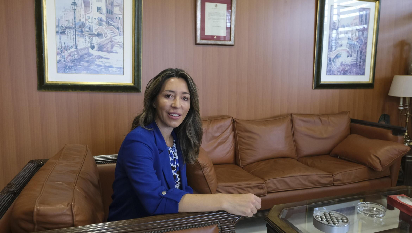 Xiana Méndez, secretaria de Estado de Comercio, atendía a Diario de Almería en la Cámara de Comercio Xiana Méndez, secretaria de Estado de Comercio, atendía a Diario de Almería en la Cámara de Comercio