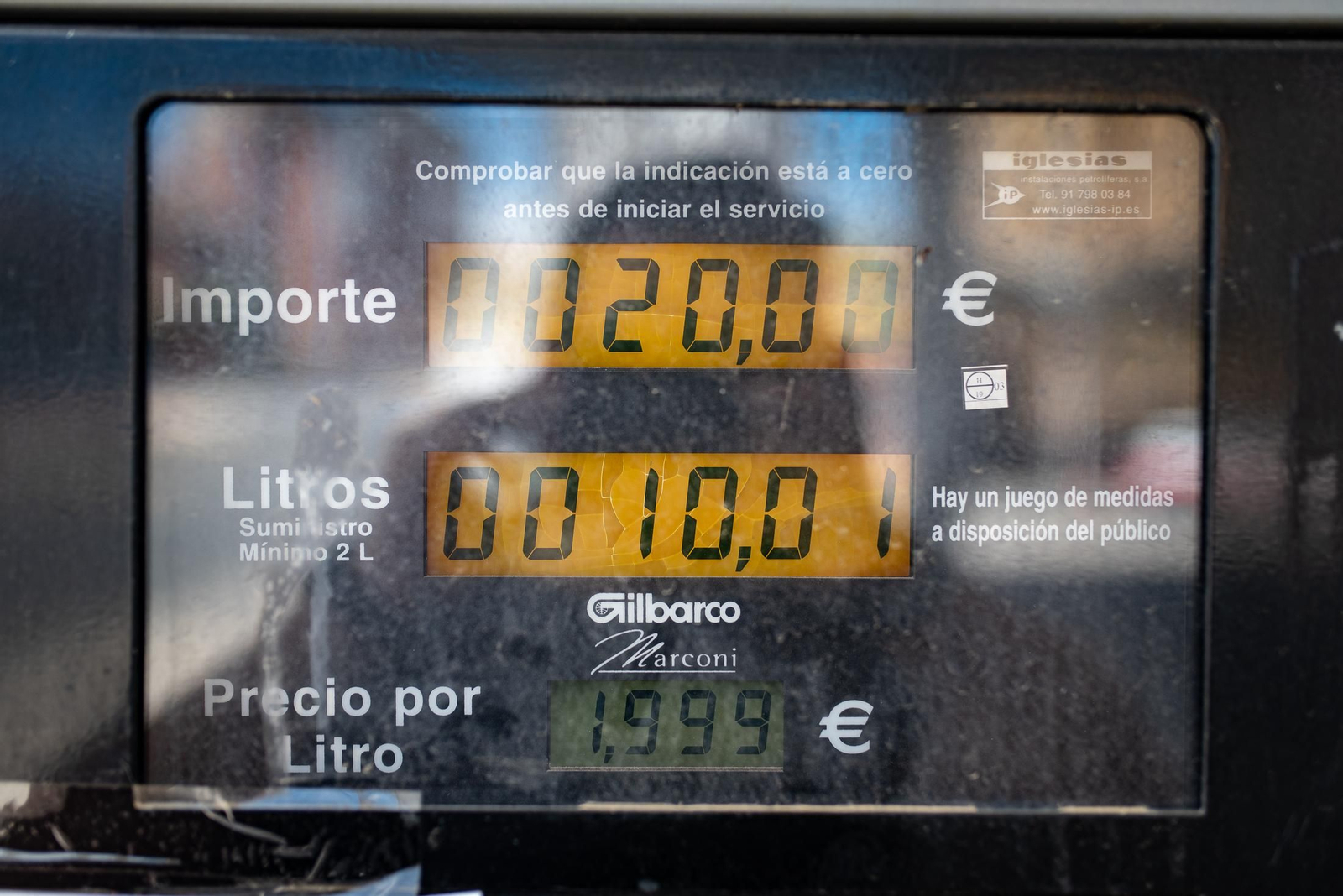 Precio del combustible.