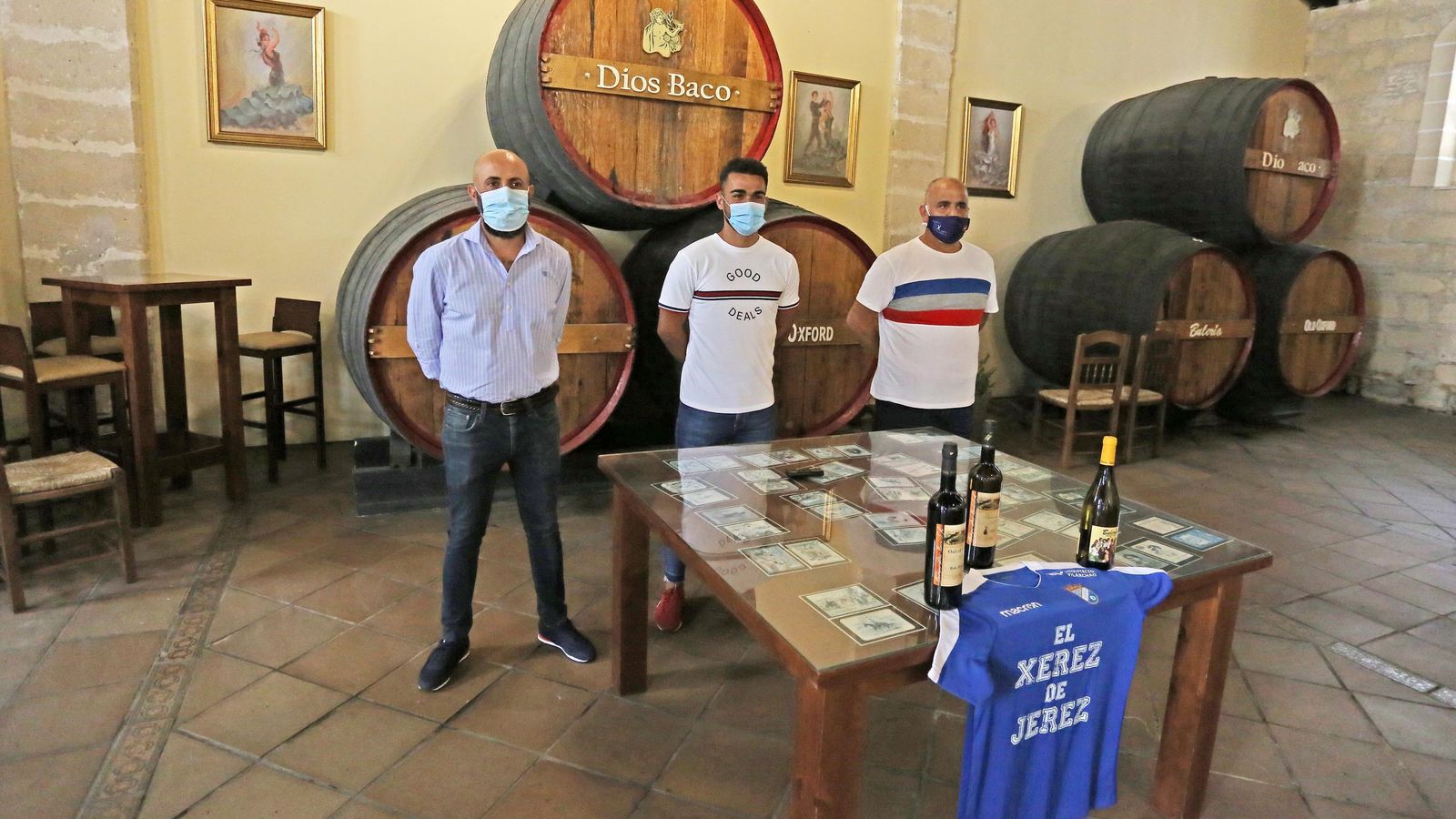 Joselito, junto a Titín Gil Zarzana y José Luis Mateos.