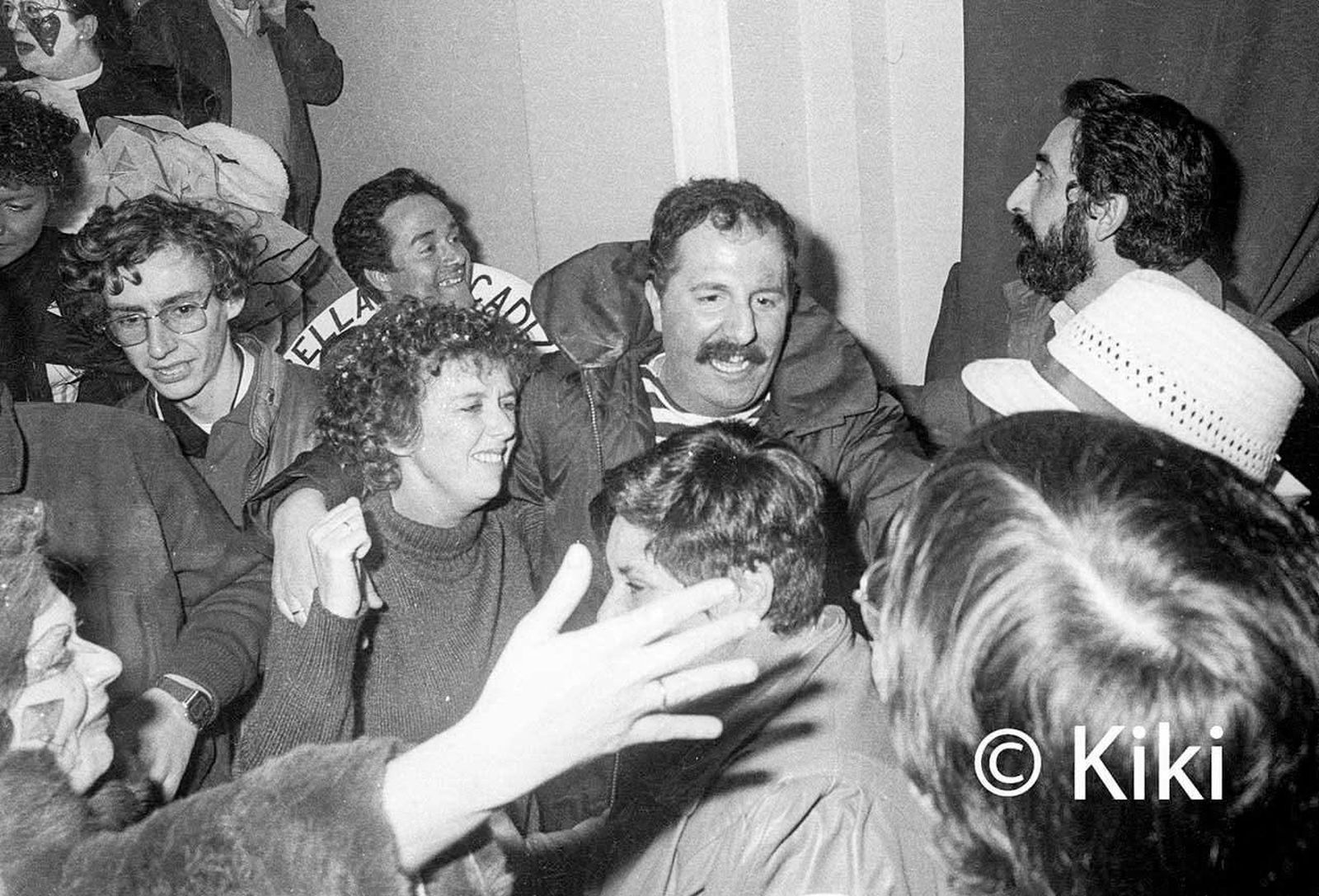 Luis, Adela y Antonio. Foto Kiki