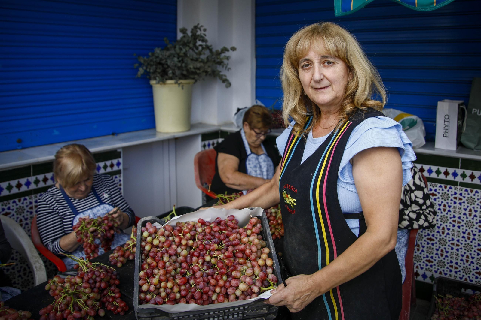 La tradicional faena de la uva de Canjayar, en imágenes