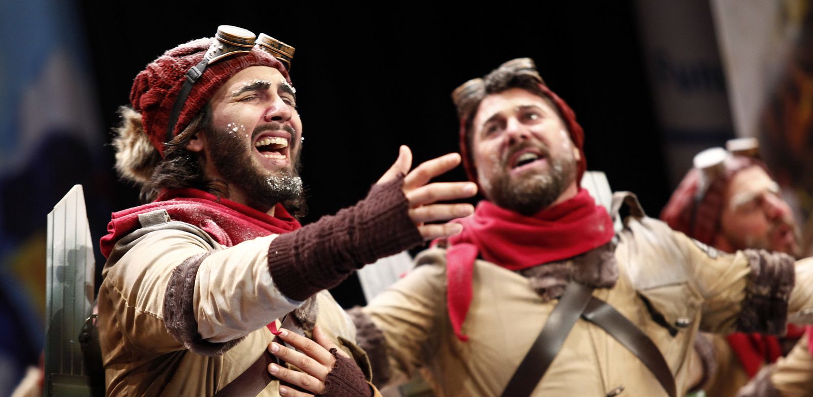 Las imágenes de la decimotercera función clasificatoria