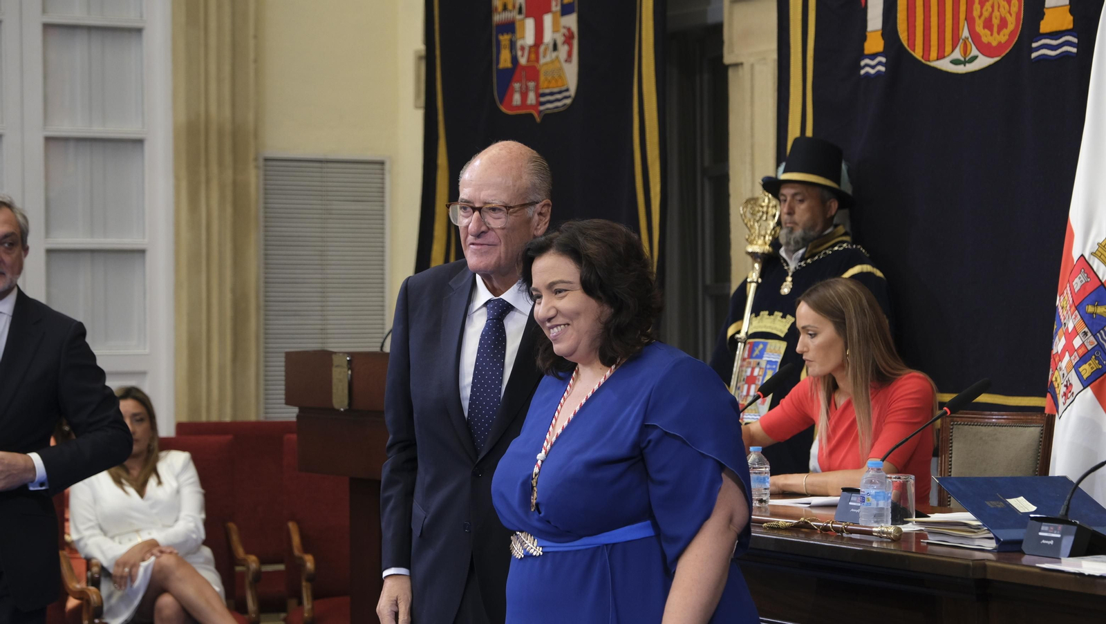 Imágenes del acto de constitución de la Diputación de Almería