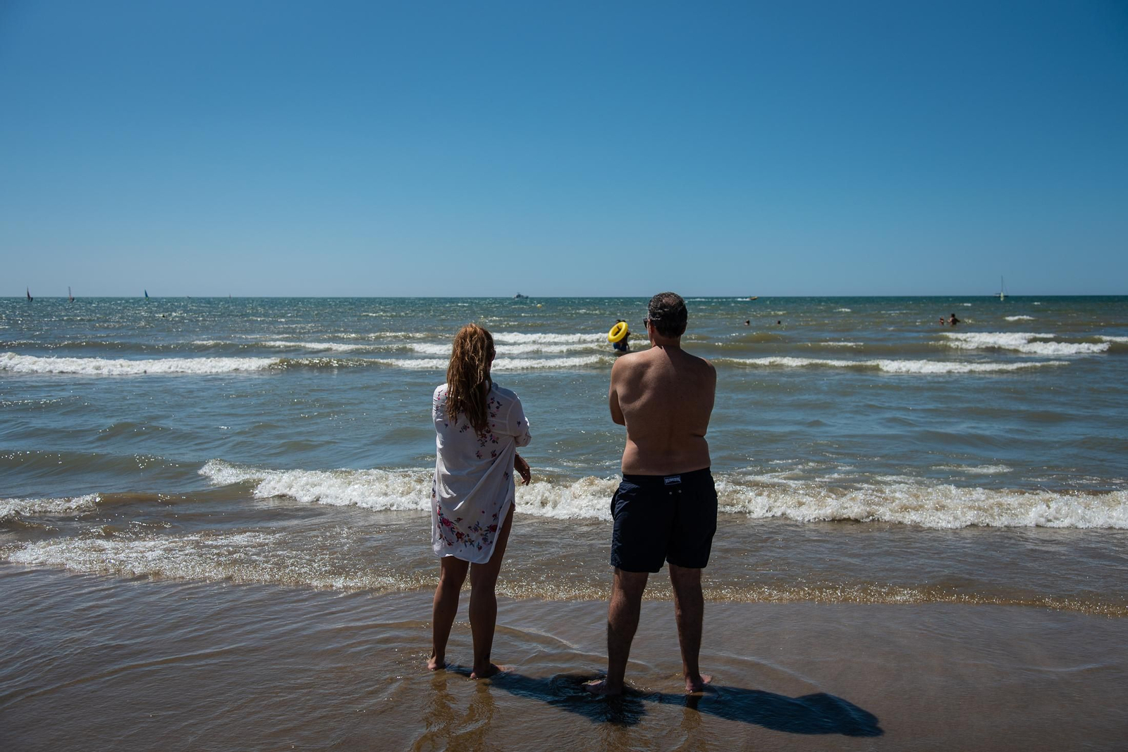 Imágenes del último fin de semana de agosto en las playas de Huelva