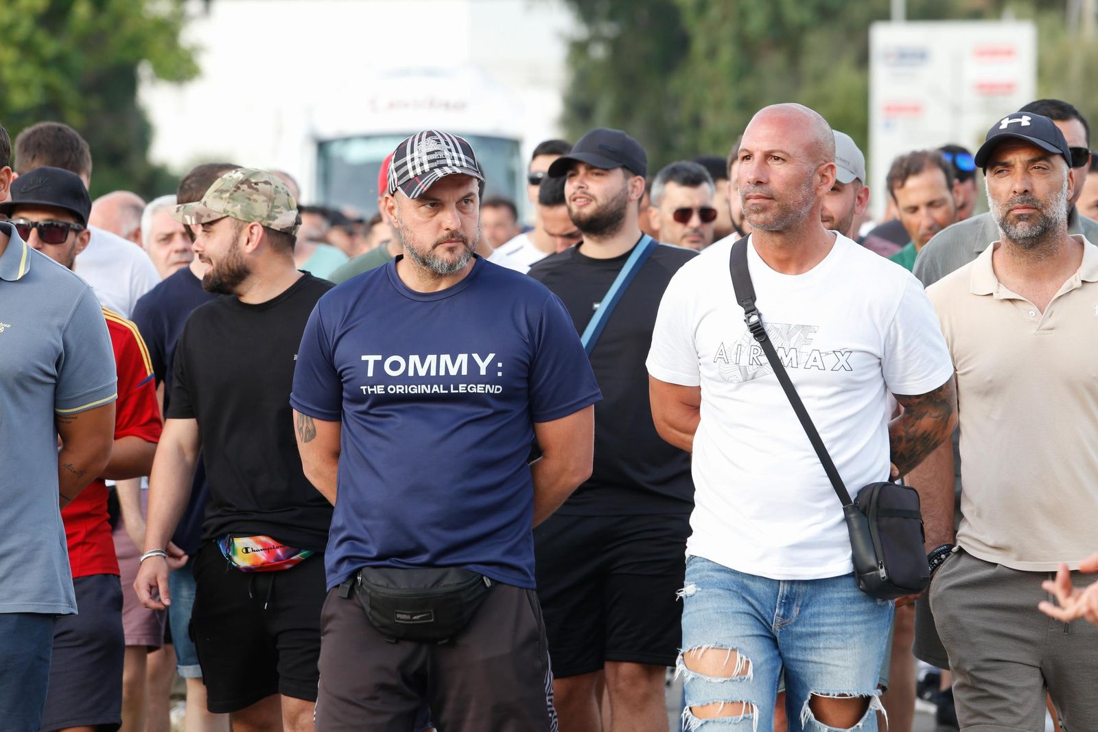 Fotos del segundo día de la huelga del metal en el Campo de Gibraltar