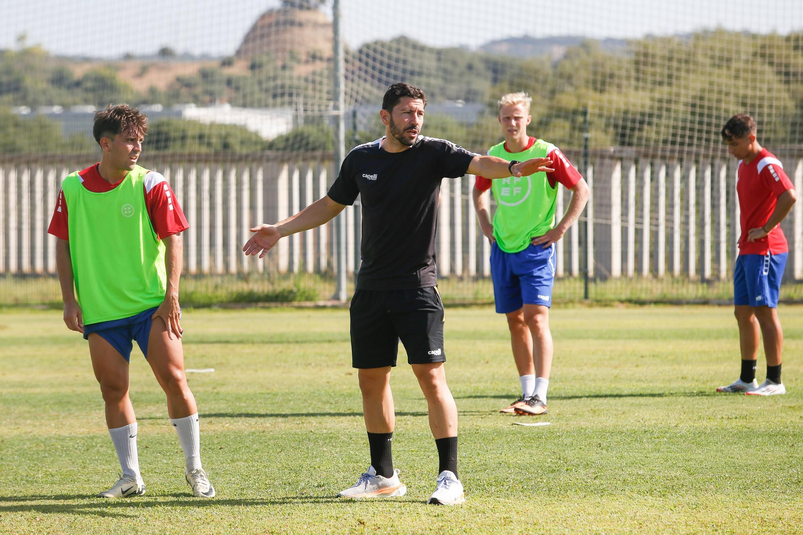 Las fotos del entrenamiento de pretemporada del Algeciras en La Menacha