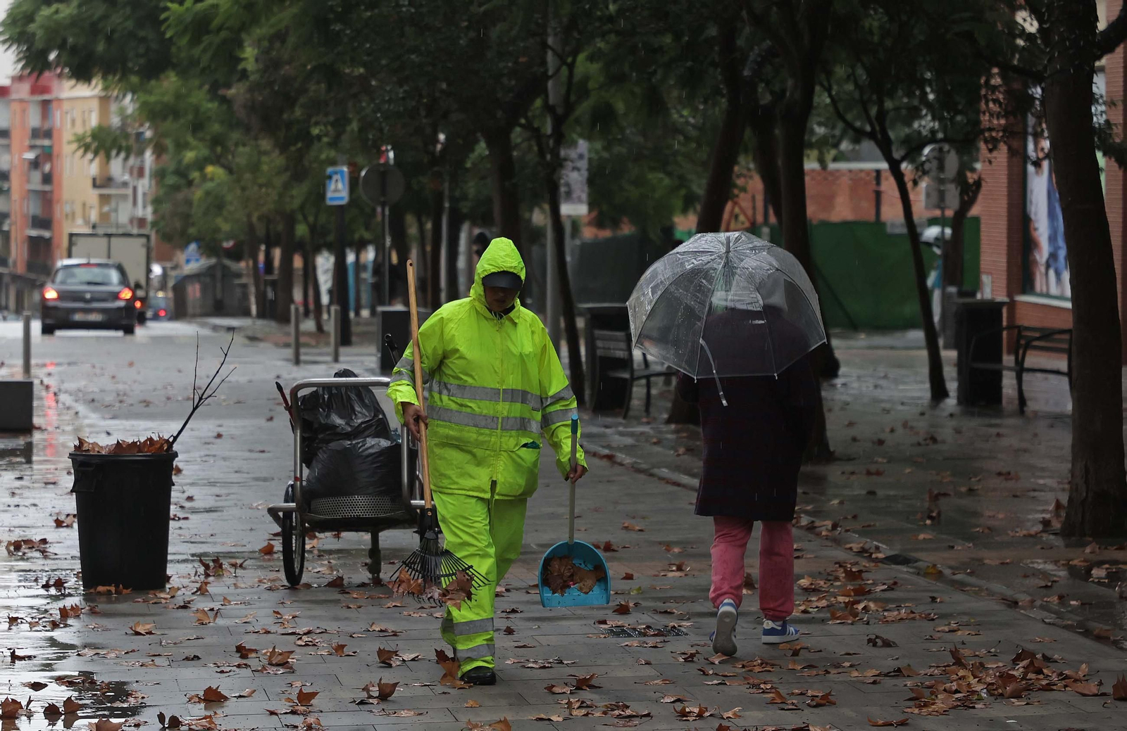 Fotos de la alerta naranja por lluvias en Algeciras