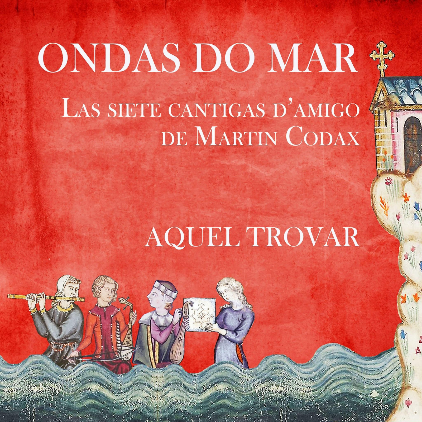 Portada del libro-disco 'Ondas do mar', de Aquel Trovar.