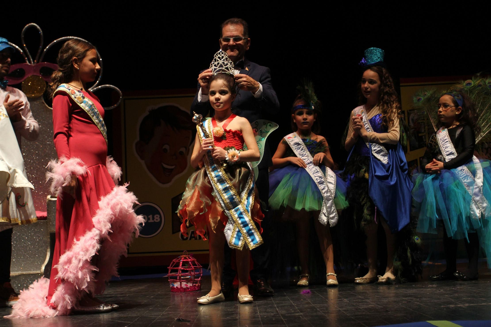 Gala de la coronación de  la choquera mayor e infantil del Carnaval Colombino 2018