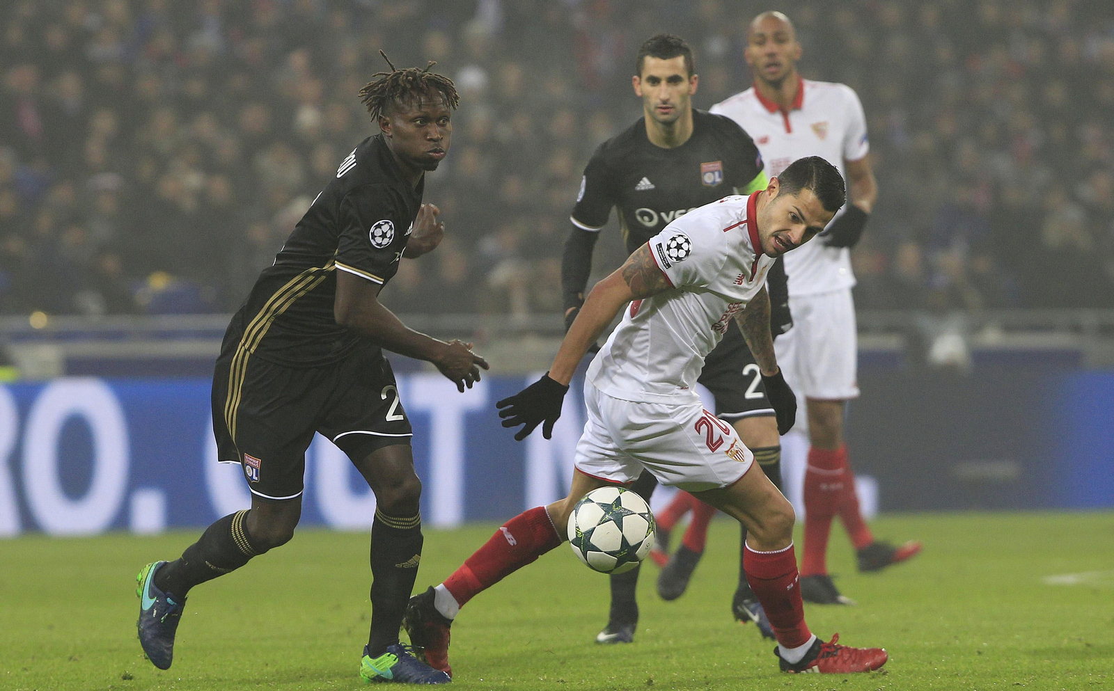 El Lyon-Sevilla, en imágenes.