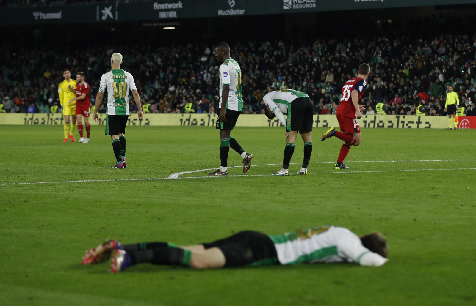 Las imágenes del Betis-Osasuna de Copa del Rey