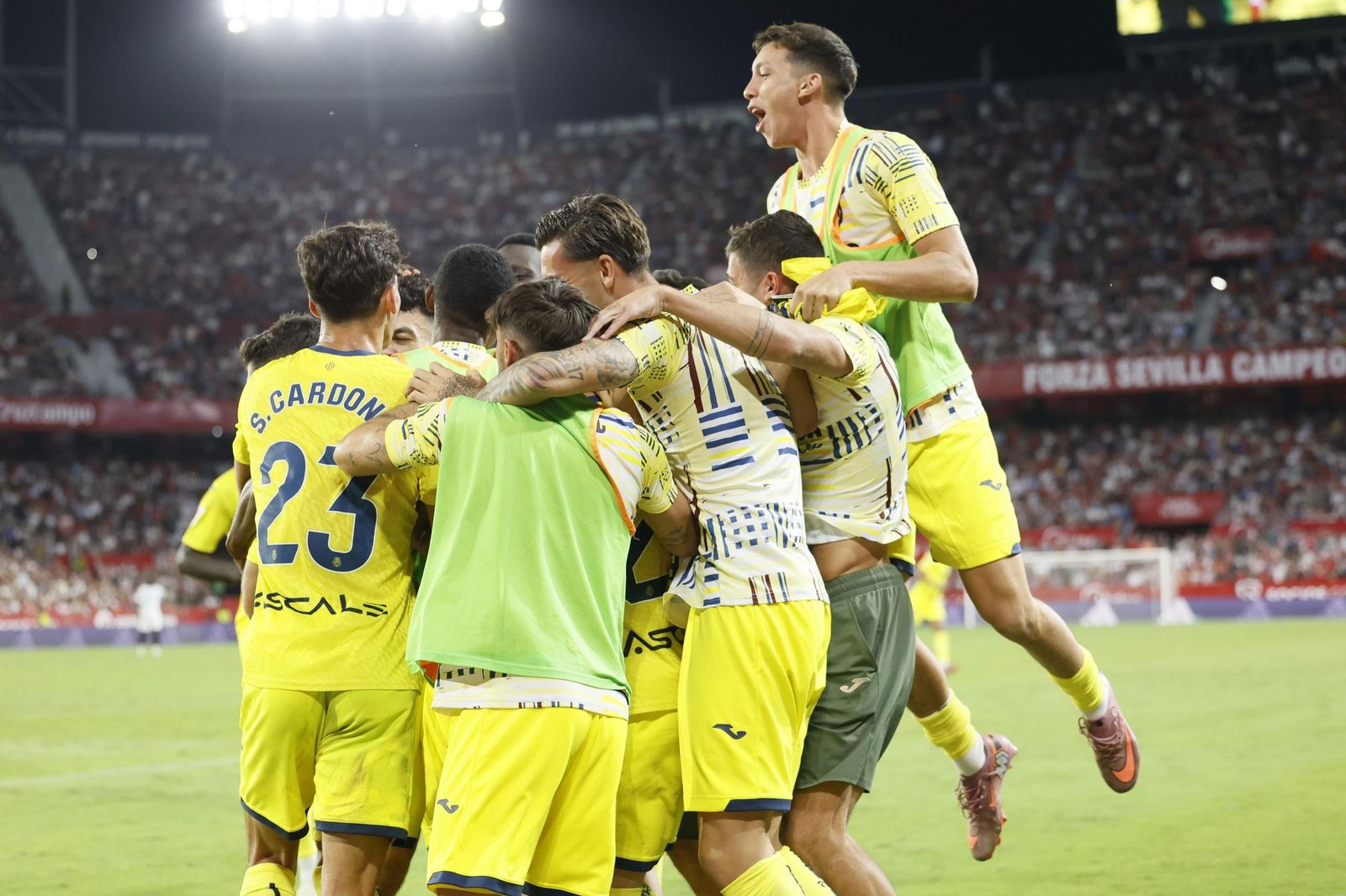 Las fotos del Sevilla-Villarreal