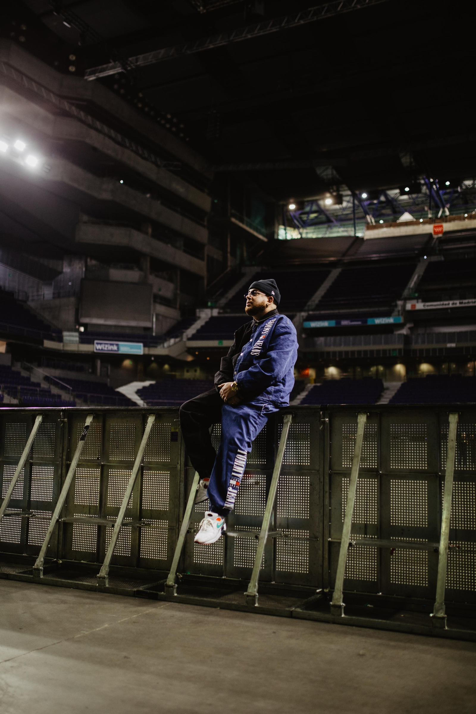 El granadino Maka, momentos antes de su concierto en el Wizink Center de Madrid.