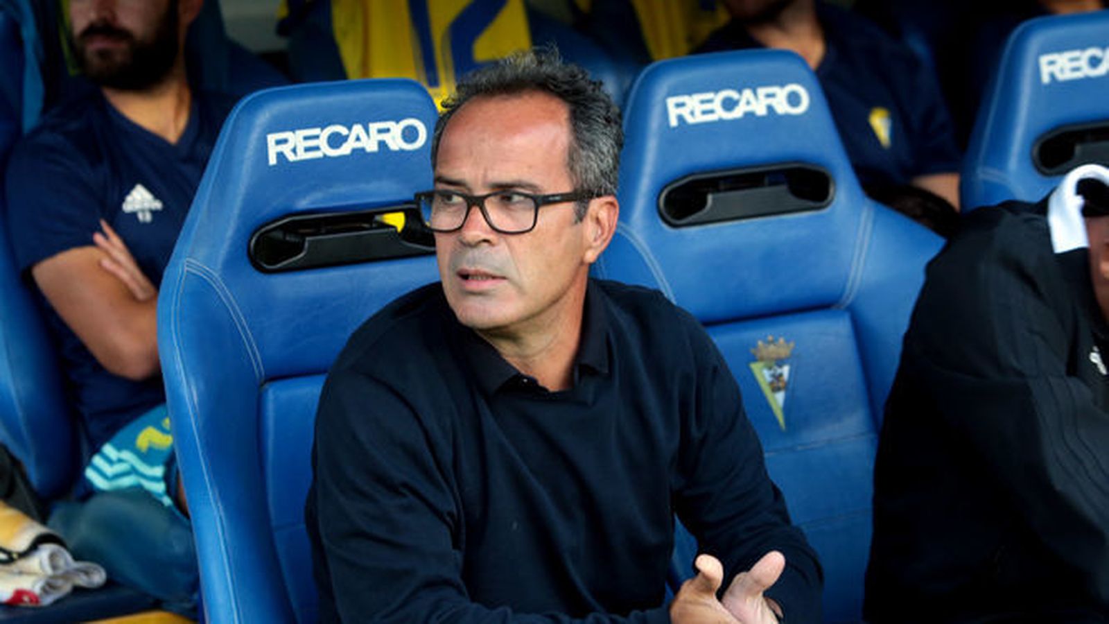 Álvaro Cervera, entrenador del Cádiz CF.