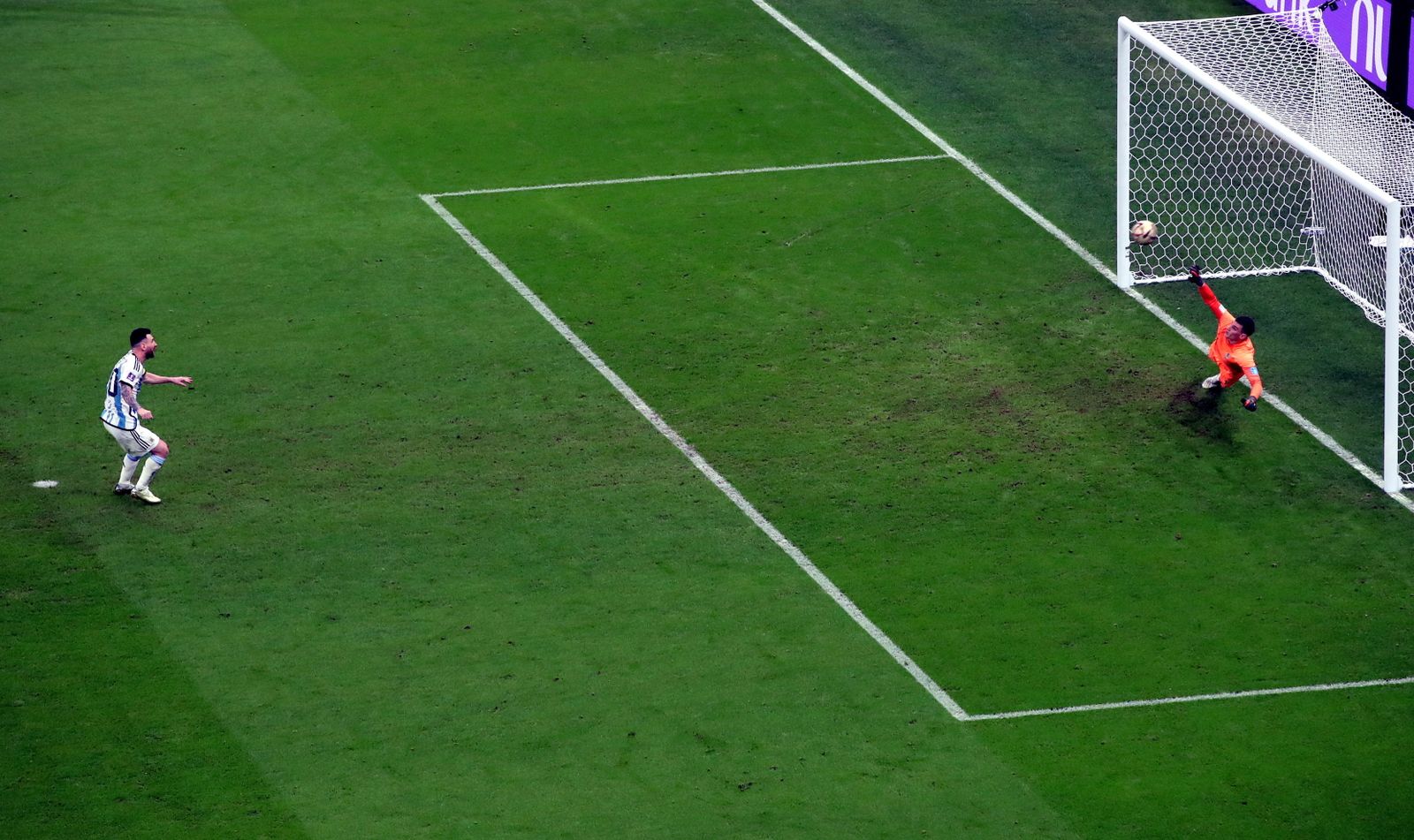 Las fotos de Messi contra Croacia