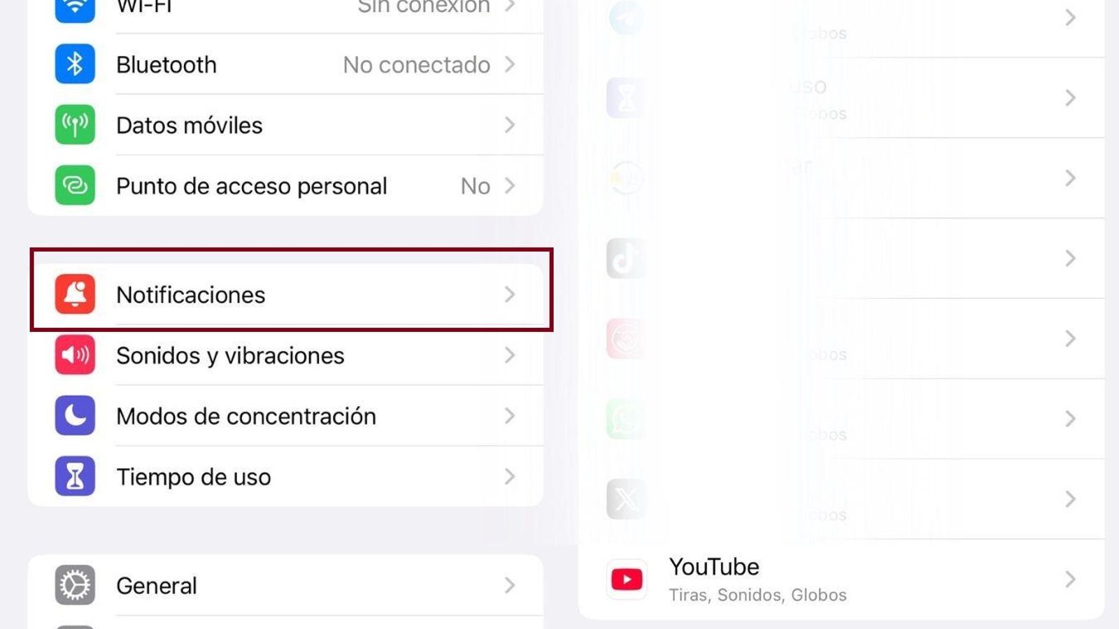 Cómo activar el sistema ES Alert desde iOS