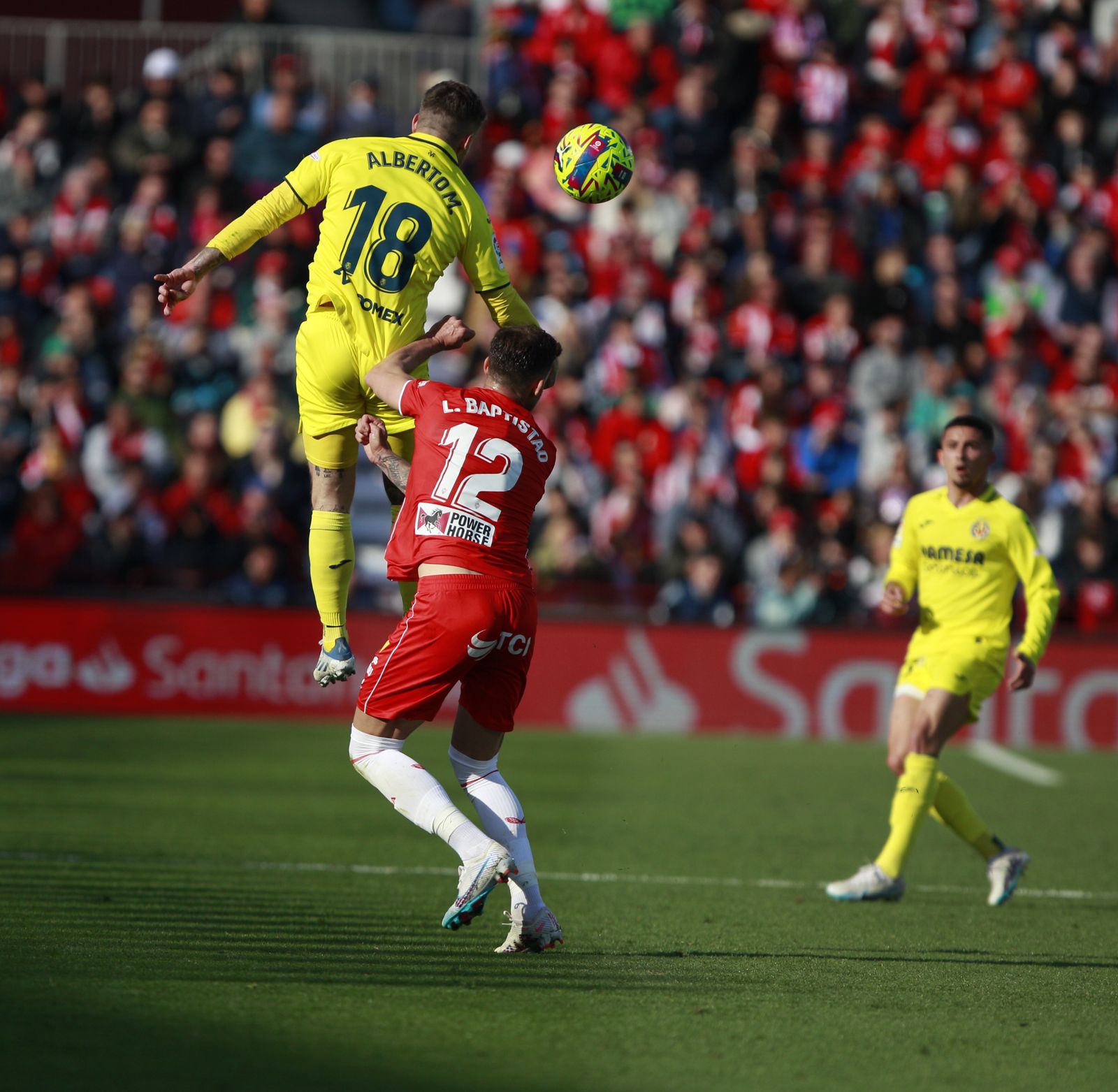 Imágenes de la derrota de la U.D. Almería ante el Villarreal por 0 a 2