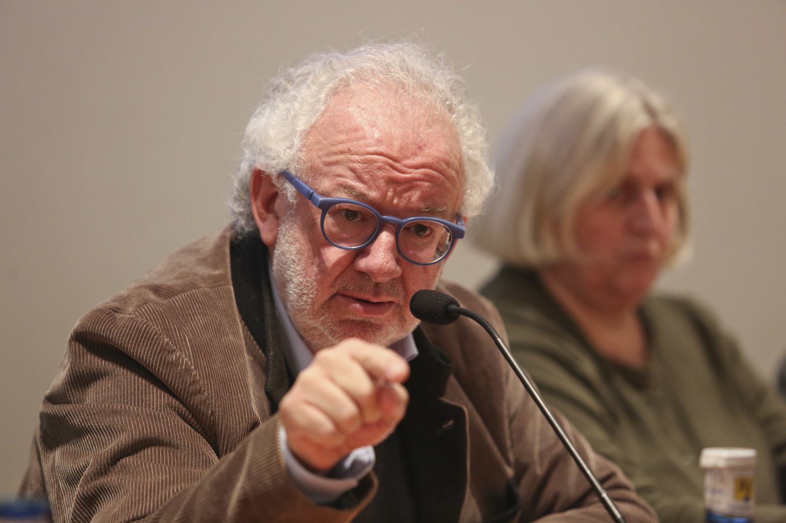 Fernando Francés, el pasado miércoles, en el CAC Málaga.