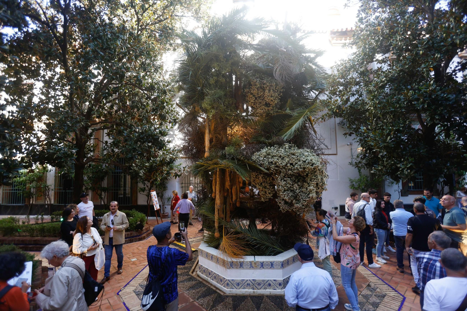 Patio del Reloj de Diputación de Córdoba durante Flora 2024