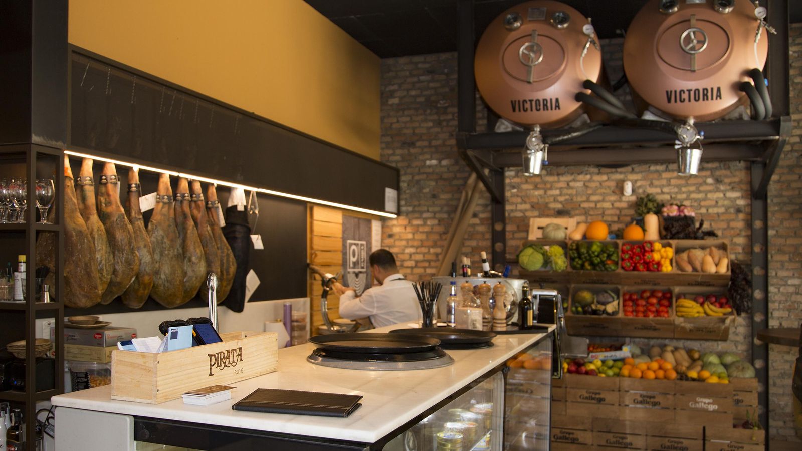 Interior del restaurante Palo Cortado.