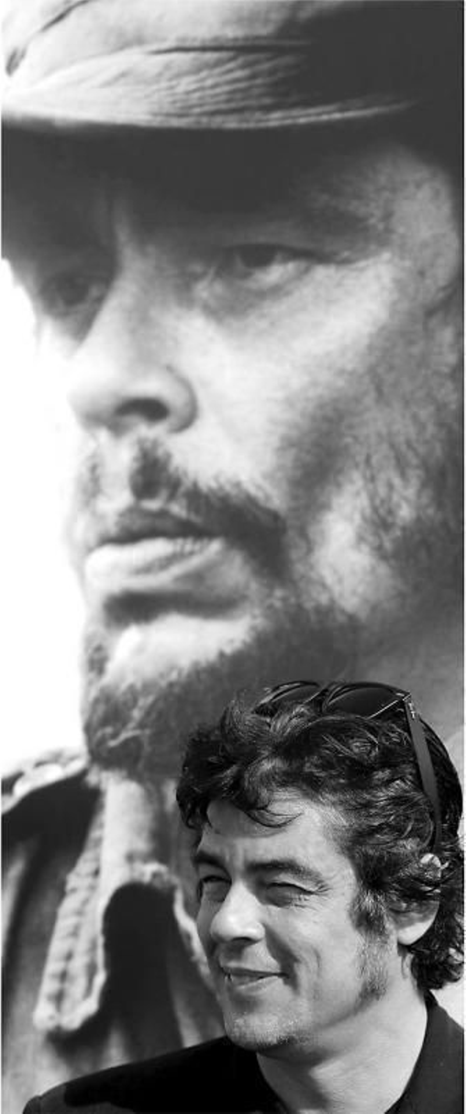 El actor Benicio del Toro, ayer en Madrid ante un cartel del filme.