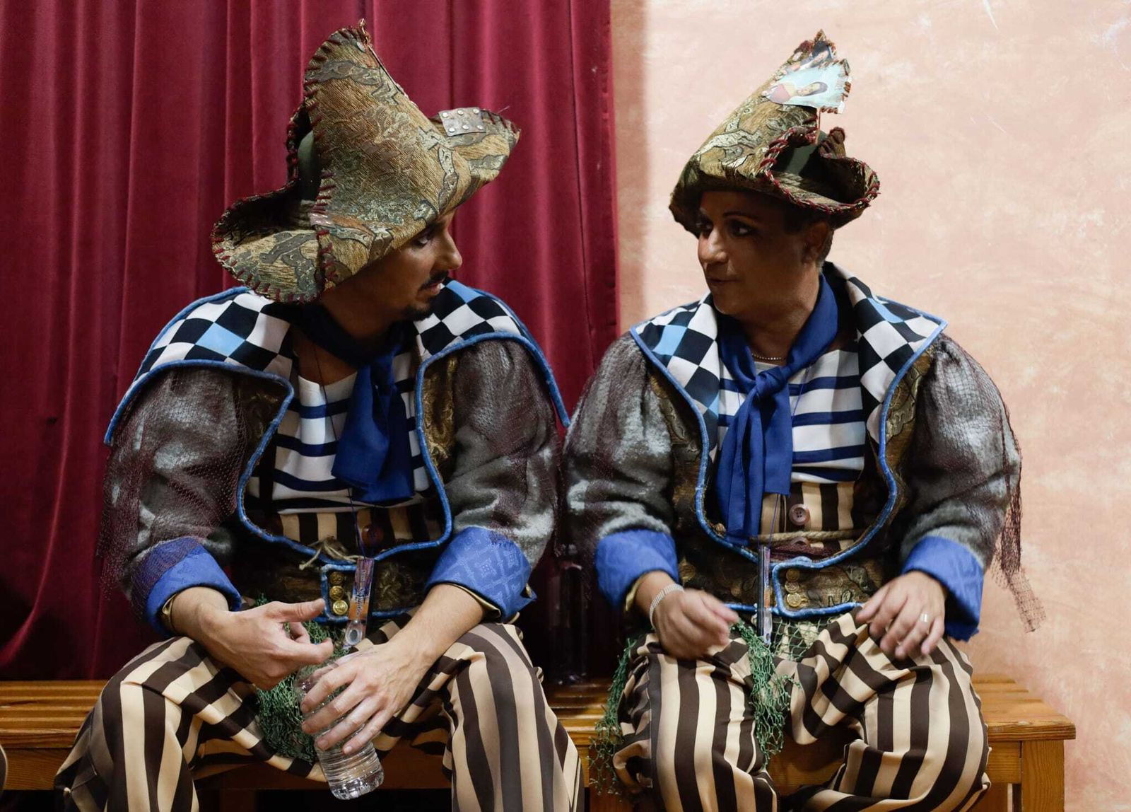 El ambiente en camerinos.