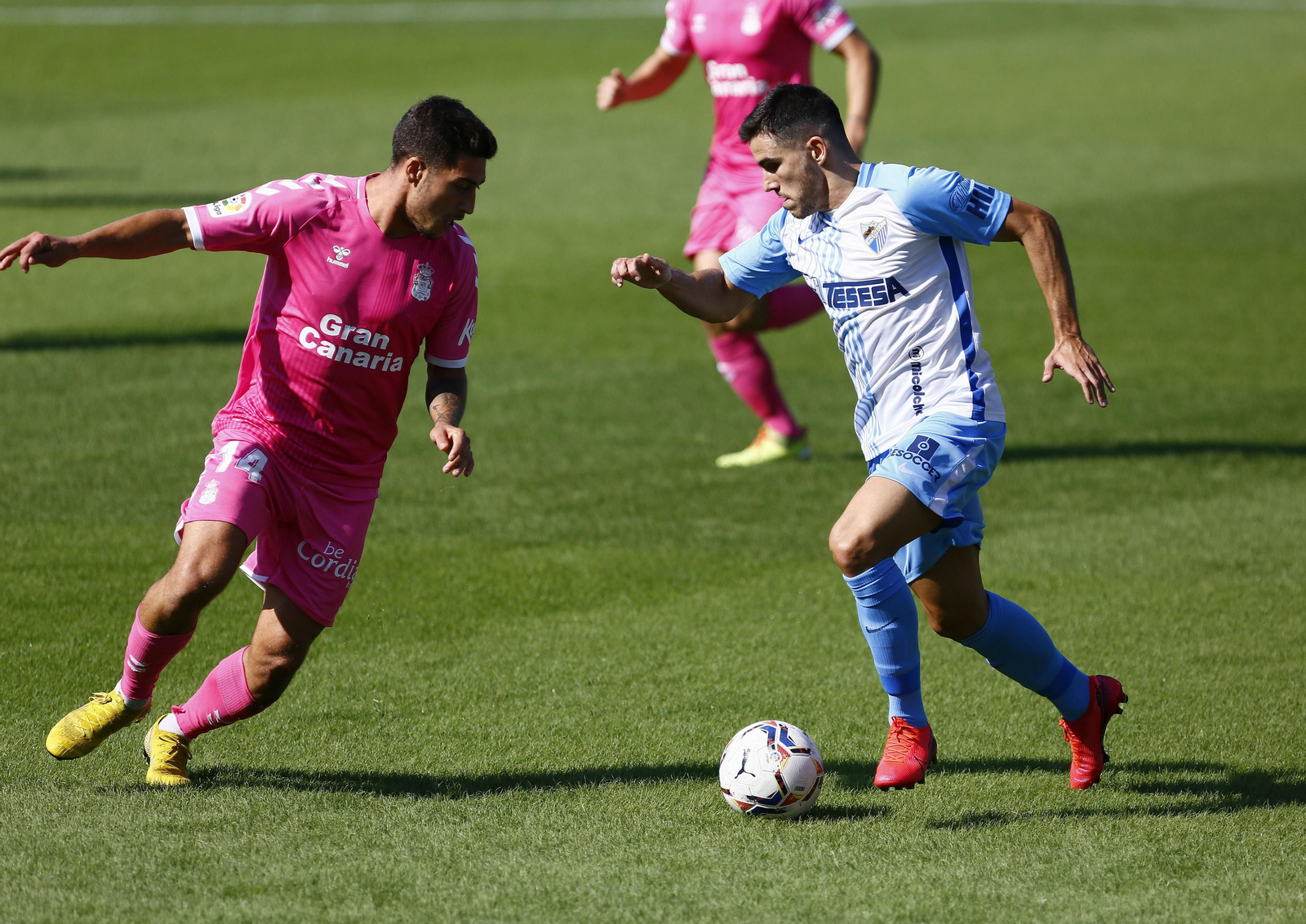 Jairo, en el Málaga - UD Las Palmas