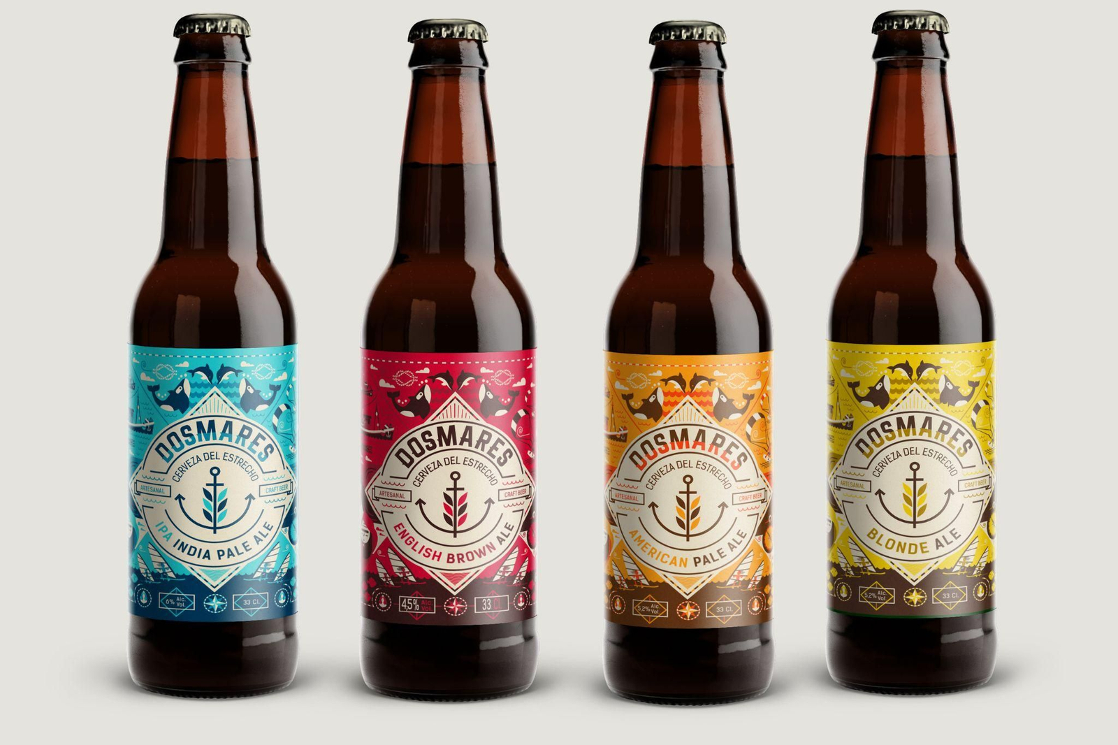 Cervezas Dosmares. Cervezas Dosmares.