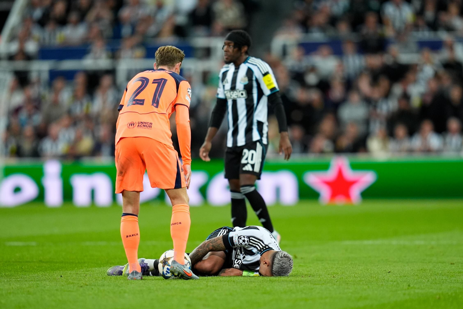 Las fotos del Newcastle-Barcelona
