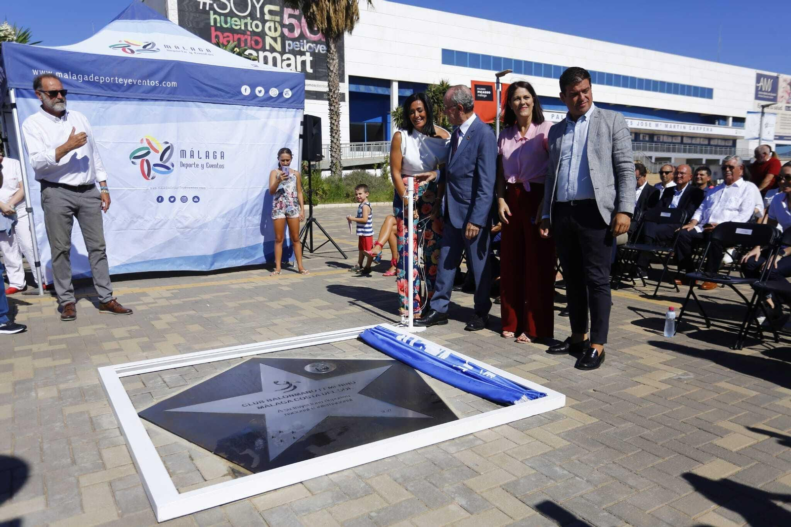 La estrella del Costa del Sol ya está en el paseo del Carpena